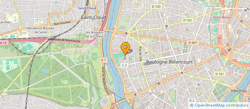 localisation de l'entreprise MADAME VALENTINE VIELJEUX  BOULOGNE-BILLANCOURT