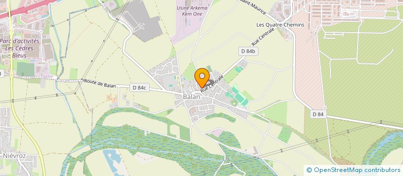 localisation de l'entreprise MADAME VALENTINE VILLEMAUD  BALAN