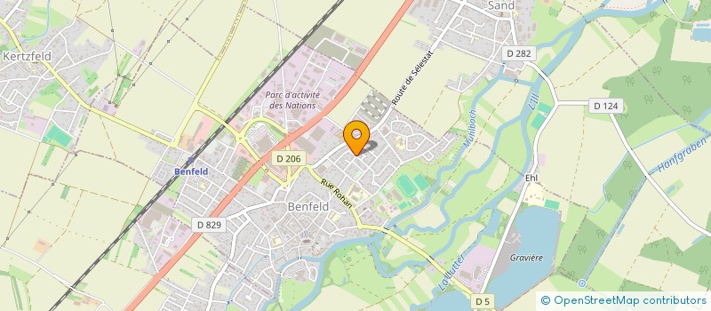 localisation de l'entreprise MADAME VALENTINE WUNNENBURGER à BENFELD