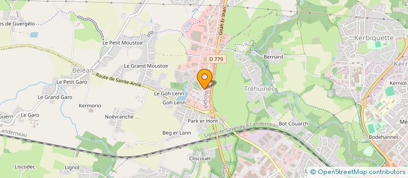 localisation de l'entreprise MADAME VALENTINE YAKHLEF  PLESCOP