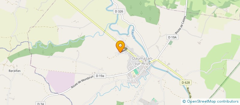 localisation de l'entreprise MADAME VALENTINE ZENKER à DAUMAZAN-SUR-ARIZE