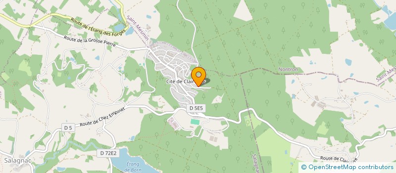 localisation de l'entreprise MADAME VALENTYNA LANOVA  SALAGNAC