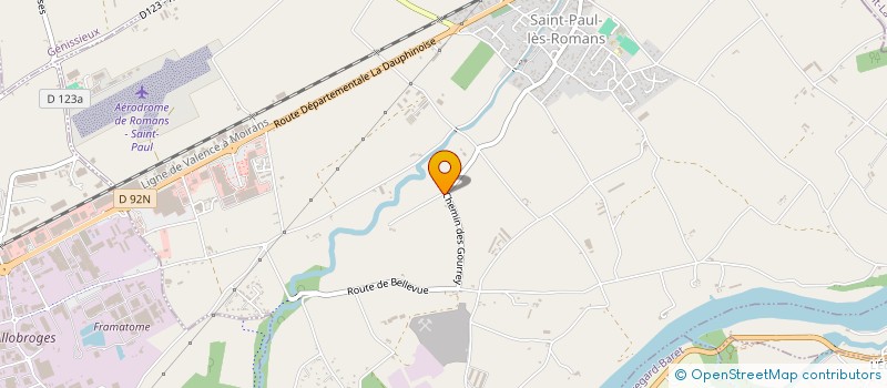 localisation de l'entreprise MADAME VALERIA BEAUDROIT  SAINT-PAUL-LES-ROMANS