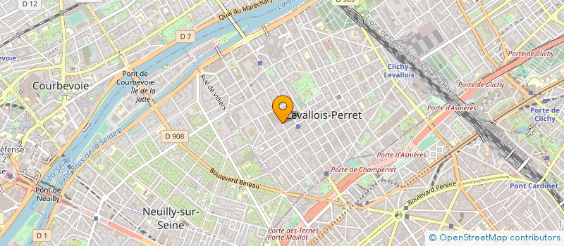 localisation de l'entreprise MADAME VALERIA CHIODI à LEVALLOIS-PERRET