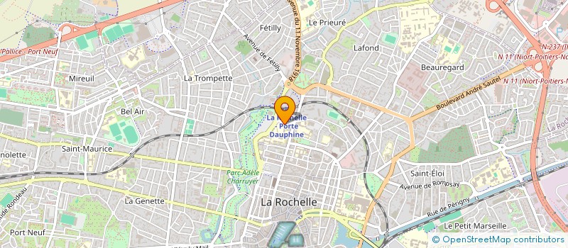 localisation de l'entreprise MADAME VALERIA DEL BARCO  LA ROCHELLE