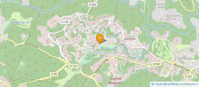 localisation de l'entreprise MADAME VALERIA DUARTE  VALBONNE