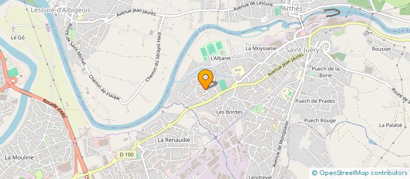 localisation de l'entreprise MADAME VALERIA DUCRUET  SAINT-JUERY