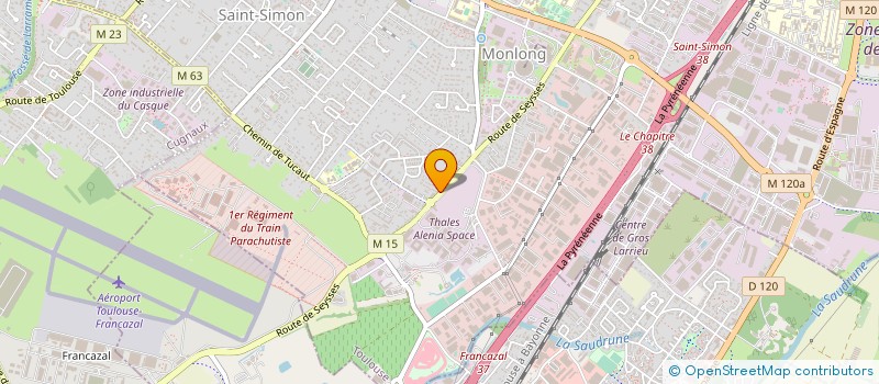 localisation de l'entreprise MADAME VALERIA FERNANDES  TOULOUSE