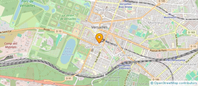 localisation de l'entreprise MADAME VALERIA MIROSHNICHENKO à VERSAILLES