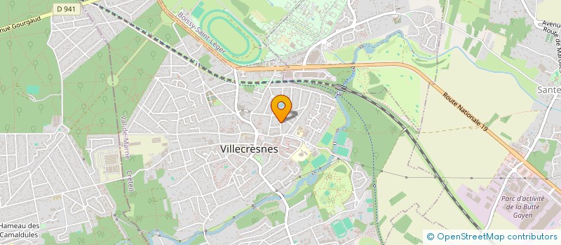 localisation de l'entreprise MADAME VALERIA TRINDADE SANTOS  VILLECRESNES