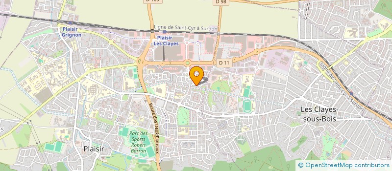 localisation de l'entreprise MADAME VALERIA VALERIA SCHUBERT-FEDOTOVA  PLAISIR