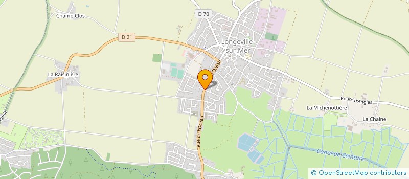 localisation de l'entreprise MADAME VALERIANE BORGET  LONGEVILLE-SUR-MER