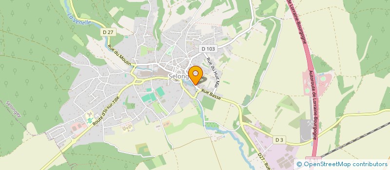 localisation de l'entreprise MADAME VALERIANE CHIAOUI  SELONGEY