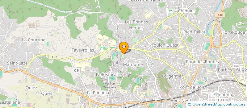 localisation de l'entreprise MADAME VALERIANE FERREIRA GOMES à SIX-FOURS-LES-PLAGES