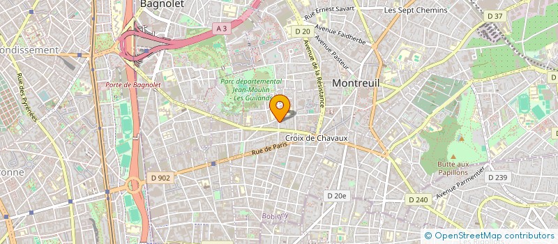 localisation de l'entreprise MADAME VALERIANE FRIEDERICH  BAGNEUX