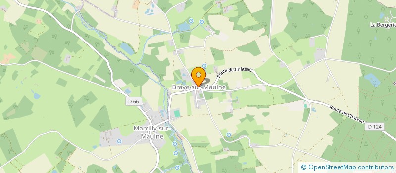 localisation de l'entreprise MADAME VALERIANE LECOURTOIS  BRAYE-SUR-MAULNE