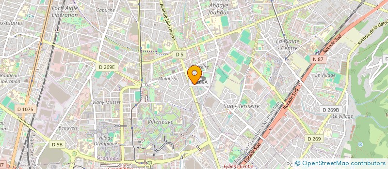 localisation de l'entreprise MADAME VALERIANE LEQUEUX  VIZILLE