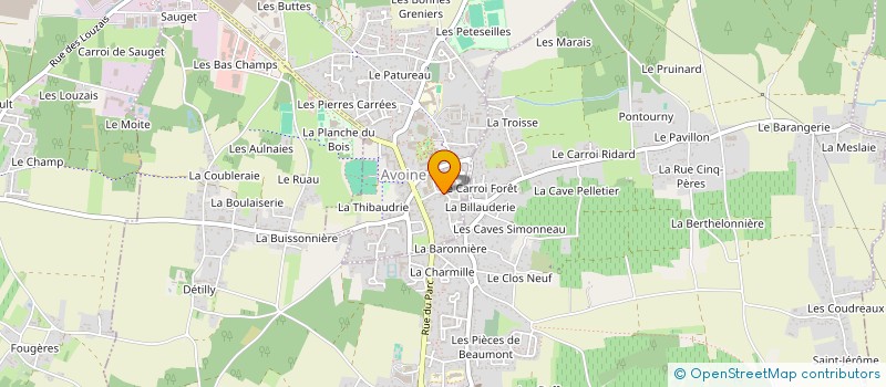 localisation de l'entreprise MADAME VALERIANE MAGRO  TOURS