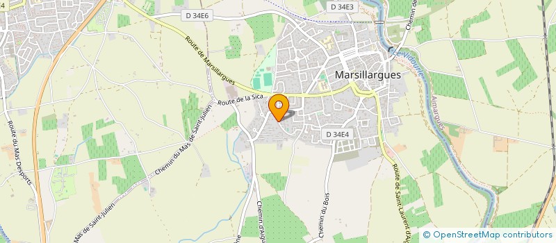 localisation de l'entreprise MADAME VALERIANE MAS à MARSILLARGUES