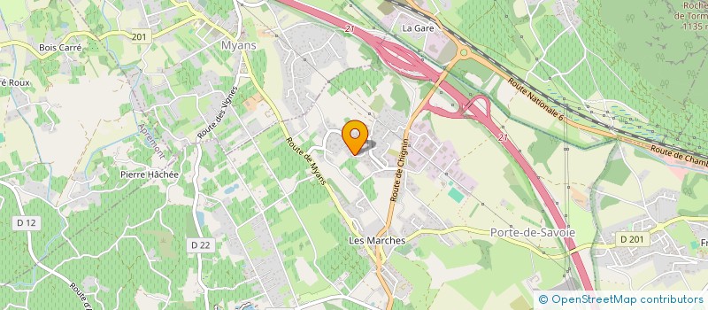 localisation de l'entreprise MADAME VALERIANE PHILIBERT à PORTE-DE-SAVOIE