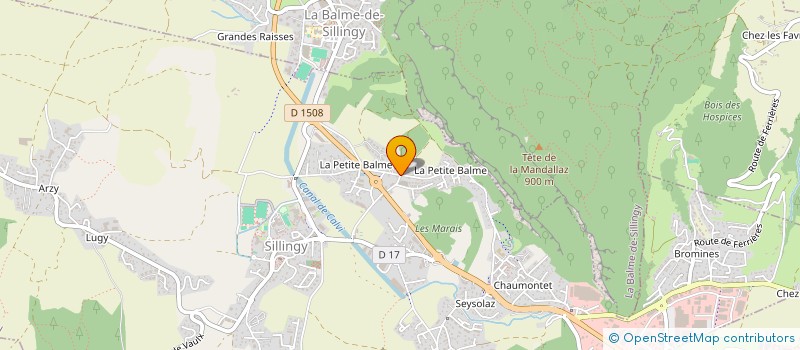 localisation de l'entreprise MADAME VALERIANE RENOU  EPAGNY METZ-TESSY