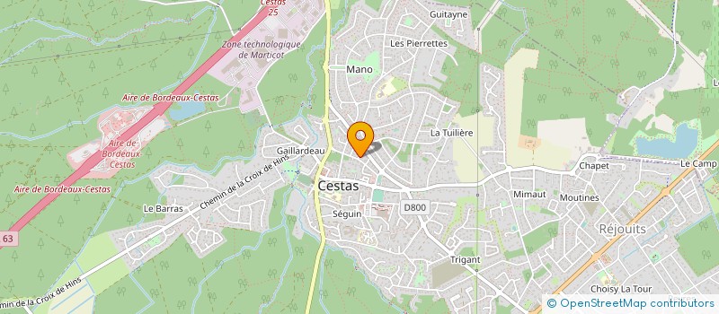 localisation de l'entreprise MADAME VALERIANE THEATE  CESTAS