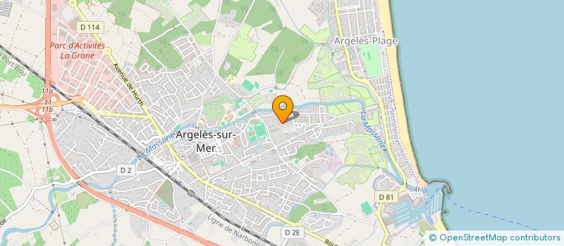 localisation de l'entreprise MADAME VALERIANE VEYRAT à ARGELES-SUR-MER