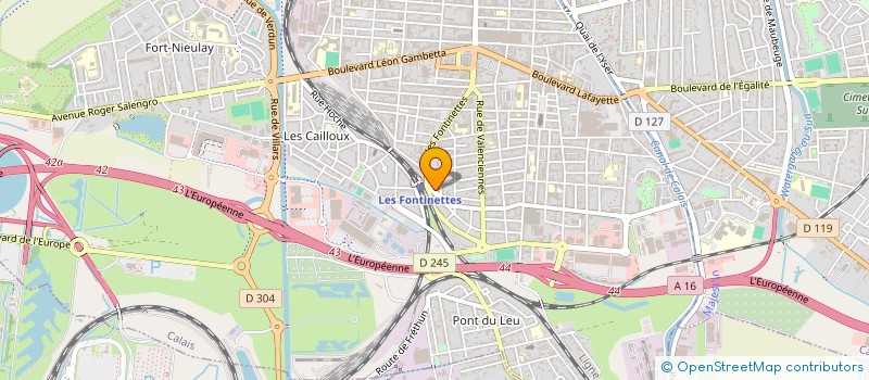 localisation de l'entreprise MADAME VALERIANE WHEATLEY  CALAIS