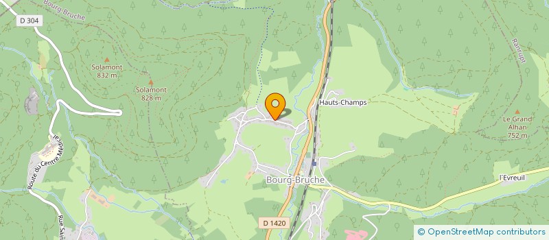 localisation de l'entreprise MADAME VALERIANNE DIETRICH  BOURG-BRUCHE