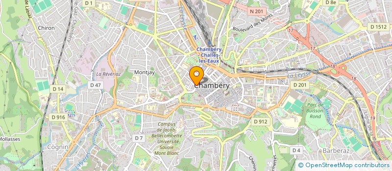 localisation de l'entreprise MADAME VALERIANNE MOULIN  CHAMBERY