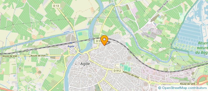 localisation de l'entreprise MADAME VALERIE ABAD à AGDE