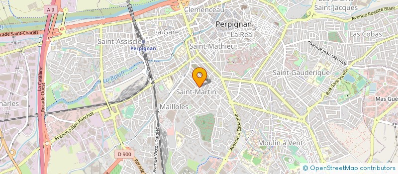 localisation de l'entreprise MADAME VALERIE ABLART  PERPIGNAN