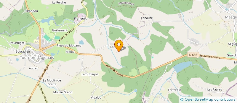 localisation de l'entreprise MADAME VALERIE ACCOYER  TOURNON-D'AGENAIS