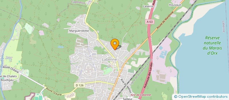 localisation de l'entreprise MADAME VALERIE ADONIS  LABENNE