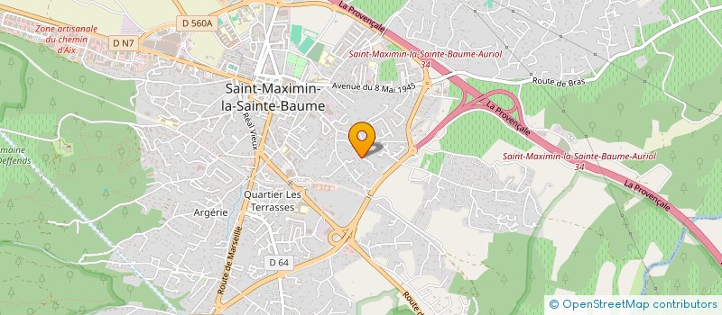 localisation de l'entreprise MADAME VALERIE AFFOLTER à SAINT-MAXIMIN-LA-SAINTE-BAUME