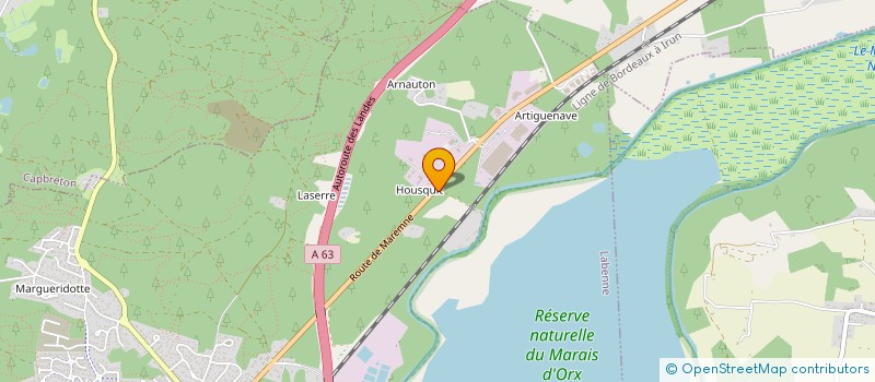 localisation de l'entreprise MADAME VALERIE AGEDE  LABENNE