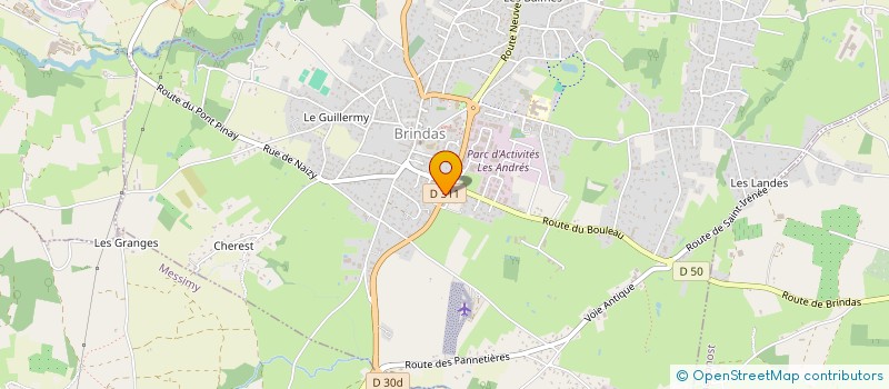 localisation de l'entreprise MADAME VALERIE AGNES à BRINDAS