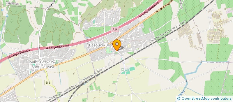 localisation de l'entreprise MADAME VALERIE AGUILAR-YEREMIAN  BEZOUCE