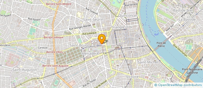 localisation de l'entreprise MADAME VALERIE AGULLO à BORDEAUX