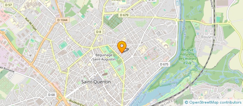 localisation de l'entreprise MADAME VALERIE ALAVOINE à SAINT-QUENTIN
