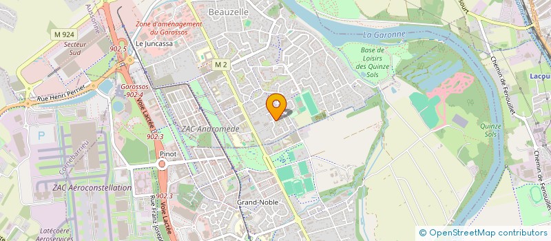 localisation de l'entreprise MADAME VALERIE ALCARAZ  BEAUZELLE