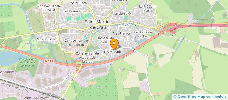 localisation de l'entreprise MADAME VALERIE ALECHE à SAINT-MARTIN-DE-CRAU