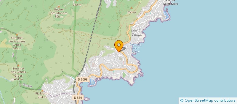 localisation de l'entreprise MADAME VALERIE ALEXANDRE  THEOULE-SUR-MER