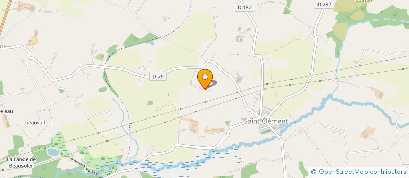 localisation de l'entreprise MADAME VALERIE ALEXIS  SAINT-CLEMENT-RANCOUDRAY