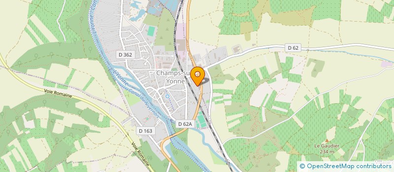 localisation de l'entreprise MADAME VALERIE ALIX  AUGY