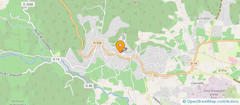 localisation de l'entreprise MADAME VALERIE ALLEGRE  GRIMAUD