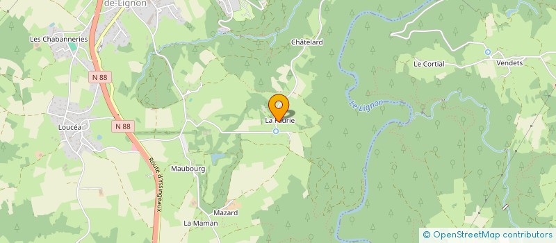 localisation de l'entreprise MADAME VALERIE ALLIBERT  SAINT-MAURICE-DE-LIGNON