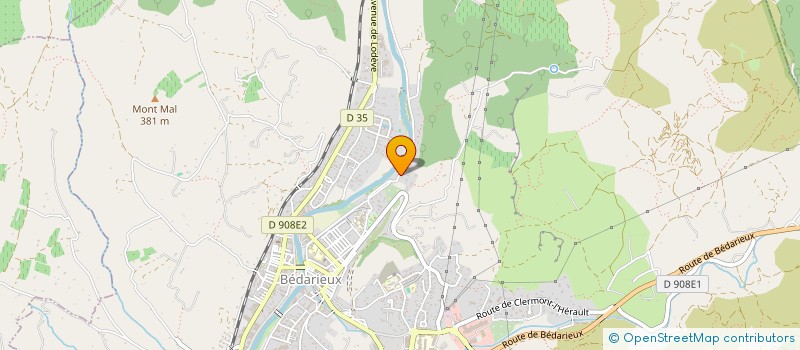 localisation de l'entreprise MADAME VALERIE AMBROSINO  BEDARIEUX