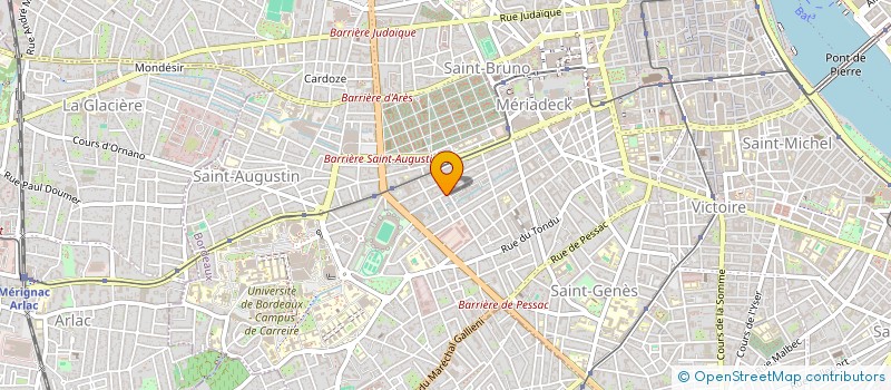 localisation de l'entreprise MADAME VALERIE AMEN  BORDEAUX