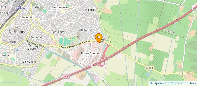 localisation de l'entreprise MADAME VALERIE AMIEL  NARBONNE